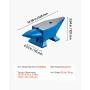 LACKMITH ANVIL STEEL ANVIL 10KG SOLID HEAT TROAKED RUND HORN