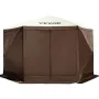 Gazebo Screen Tent, 10 x 10 ft, 6 Sided Pop-up Camping Canopy Shelter Tent with Mesh Windows, Portable Carry Bag, Ground Stakes,