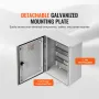 NEMA Fiberglass Enclosure, 30x25x14 cm NEMA 4X Fiberglass Electrical Box, IP66 Waterproof & Dustproof, Outdoor/Indoor Electrical