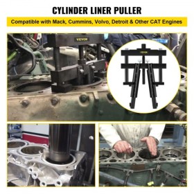 Universal Cylinder Liner Puller Assembly for Caterpillar CAT Mack Cummins, Works On Heavy-duty Diesel Engines Wet Liners from