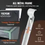 2x4 Grow Tent, 122 x 61 x 183 cm, High Reflective 2000D Mylar Hydroponic Growing Tent with Observation Window, Tool Bag and Floo