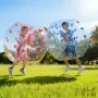 Inflatable Bumper Balls 2-Pack, 4FT/1.2M Body Sumo Zorb Balls for Teen & Adult, 0.8mm Thick PVC Human Hamster Bubble Balls for O