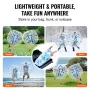 Inflatable Bumper Ball 1-Pack, 4FT/1.2M Body Sumo Zorb Balls for Teen & Adult, 0.8mm Thick PVC Human Hamster Bubble Balls for Ou