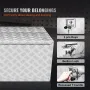 Underbody Truck Box, 1524 x 610 x 610 mm Pickup Storage Box, Heavy Duty Aluminum Diamond Plate Tool Box with Lock and Keys, Wate