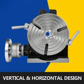 Rotary Table 8 INCH/200 MM Horizontal Vertical Rotary Table 3-Slot Rotary Table for Milling Machine MT-3 Rotary Table for