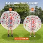 Inflatable Bumper Ball 1-Pack, 5FT/1.5M Body Sumo Zorb Balls for Teen & Adult, 0.8mm Thick PVC Human Hamster Bubble Balls for Ou