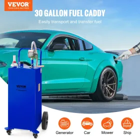 30 gallon brændstof Caddy, gasopbevaringstank og 4 hjul, med