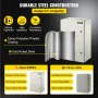 NEMA Steel Enclosure, 60x40x25 cm NEMA 4X Steel Electrical Box, IP66 Waterproof & Dustproof, Outdoor/Indoor Electrical Junction 