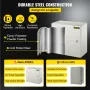 NEMA Steel Enclosure, 40x40x20 cm NEMA 4X Steel Electrical Box, IP66 Waterproof & Dustproof, Outdoor/Indoor Electrical Junction 