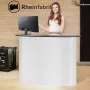 Bærbar messepodiumtabel, 51.18 "x 18.31" x 37.4 ", display