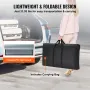 Portable Tradeshow Podium Table, 90 × 49 × 94 cm, Display Exhibition Counter Stand Booth Fair with Wall, Foldable Promotion Reta