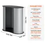 Portable Tradeshow Podium Table, 90 × 49 × 94 cm, Display Exhibition Counter Stand Booth Fair with Wall, Foldable Promotion Reta