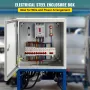 NEMA Steel Enclosure, 50x50x15 cm NEMA 4X Steel Electrical Box, IP66 Waterproof & Dustproof, Outdoor/Indoor Electrical Junction 
