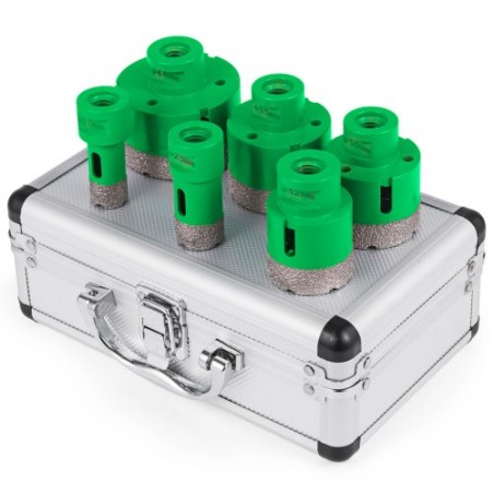 6PCS Diamond Holesaw Set,  Diamond Hole Saw Set 20/25/42/50/55/68MM M14 Thread Hole Saw Cutter for Granite carborundum Ceramics