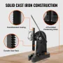 Arbor Press, 3 Ton Ratchet Type Arbor Press, Ratchet Leverage Arbor Press with Handwheel, 12.2" Maximum Height, Cast Iron Manual