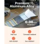 Foldning af aluminiumslegeringsslusekasse, kompakte 50 "Sluice