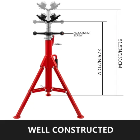 ACK står med 2-boldoverførsel V-hoved og foldning af ben 2500lb