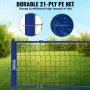 Outdoor Portable Volleyball Net System, Adjustable Height Steel Poles, Professional Volleyball Set with PVC Volleyball, Pump, Ca