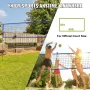 Udendørs bærbart volleyballnetsystem, justerbare