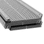 Gutter Guard, 152mm Width, Aluminum Leaf Filter DIY Gutter Cover, 26 PCS 264cm Total Length, 4mm Hole Diameter & 0.5mm Thick Rap