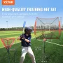 7x7 ft baseball softball praksis net, bærbart baseball