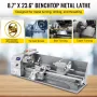 Mini metal drejebænk 750W variabel hastighed metal drejebænk 50
