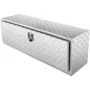 Underbody Truck Box, 1219 x 430 x 460 mm Pickup Storage Box, Heavy Duty Aluminum Diamond Plate Tool Box with Lock and Keys, Wate