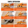 Banding Strapping Kit with Strapping Tensioner Tool, Banding Sealer Tool, 1000 m Length PP Band, 1000 Metal Seals, Pallet Packag