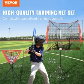 7x7 ft baseball softball praksis net, bærbart baseball