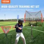 7x7 ft baseball softball praksis net, bærbart baseball
