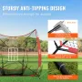 7x7 ft baseball softball praksis net, bærbart baseball