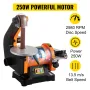 Electric Belt Grinder Sander 5 tommer Electric Belt & Disc Sander 300W Grinder Polisher 2950 o / min variabel