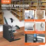 Automatic Label Dispenser, Width 0.6"-4.9"/15-125 mm, Length 0.1"-5.9"/3-150 mm, Automatic Label Stripper Label Separating Machi