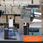 Automatisk etiketdispenser, bredde 0,6 "-4,9"/15-125 mm, længde