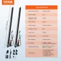 2PCS 12V Linear Actuator Kit 760 mm 9 mm/s 99.79 kg/1000N IP54 Protection