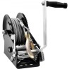 Hand Winch, 3500 lbs Pulling Capacity, Boat Trailer Winch Heavy Duty Rope Crank with 33 ft Steel Wire Cable and Two-Way