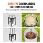 Tyrkiet Deep Fryer, 30-QT Tyrkiet og 10-QT Fish Steamer Cooker
