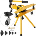 Manual Hydraulic Pipe Tube Bender Machine 10 Ton Manual Hydraulic Tube Bending Machine 1/4"-1" Diameter 6 Dies for Heating and