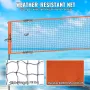 4-vejs volleyballnet, justerbar højde badminton net sæt til