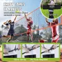 4-vejs volleyballnet, justerbar højde badminton net sæt til