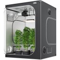 5x5 Grow Tent, 60'' x 60'' x 80'', High Reflective 2000D Mylar Hydroponic Growing Tent with Observation Window, Tool Bag and