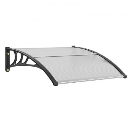 Window Door Awning Canopy 40" x 40", UPF 50+ Polycarbonate Entry Door Outdoor Window Awning Exterior, Front Door Overhang