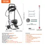 Stand Airless Paint Sprayer, 750W 3000psi High Efficiency