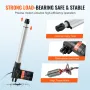 24V lineær aktuatorsæt 10 tommer 0,98 "/s 220 lbs/1000N med