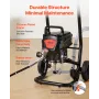 Stand Airless Paint Sprayer, 950W 3000PSI High Efficiency Electric Airless Sprayer With Cart, Fine And Even Painting Effect, Pai
