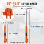 Hydraulic Long Ram Jack, 8 Ton Engine Hoist Cylinder with Single Piston Pump And Clevis Base, Hydraulic Ram Cylinder for Engine 