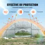 Greenhouse Plastic Sheeting 10 x 40 ft, 6 Mil Thickness Clear Greenhouse Film, Polyethylene Film 4 Year UV Resistant, for Garden