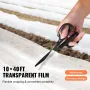 Greenhouse Plastic Sheeting 10 x 40 ft, 6 Mil Thickness Clear Greenhouse Film, Polyethylene Film 4 Year UV Resistant, for Garden