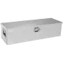 Heavy Duty Aluminum Truck Bed Tool Box, Diamond Plate Tool Box with Side Handle and Lock Keys, Storage Tool Box Chest Box Organi