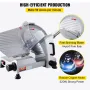 Commercial Meat Slicer, 320W Electric Deli Food Slicer, 12